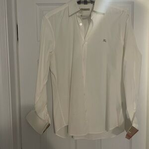 Burberry Cream Dress Shirt
